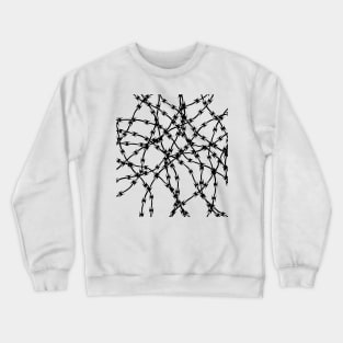 Trapped White Crewneck Sweatshirt